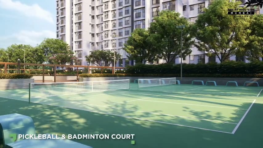 Pickleball and badminton court at Growth City