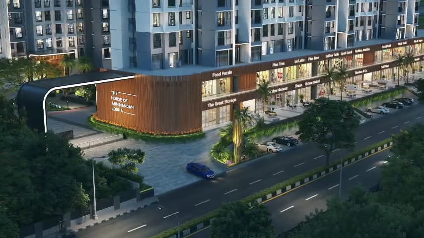 Retail high street at Growth City Naigaon East