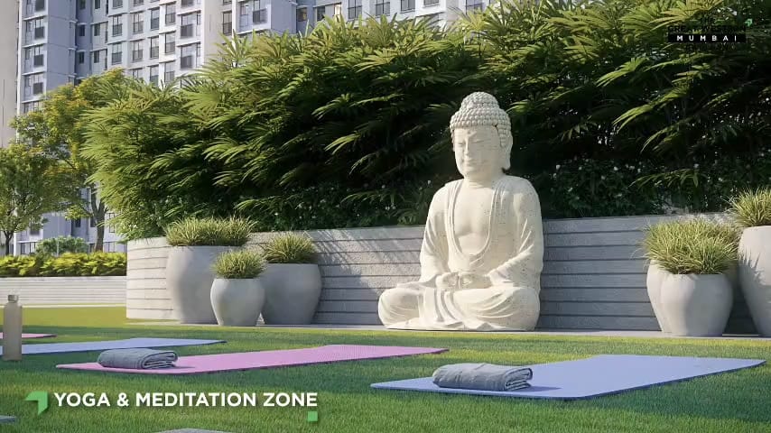 Yoga and meditation zone at Growth City